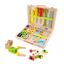 Kit de ferramentas em madeira