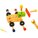 Kit de ferramentas em madeira